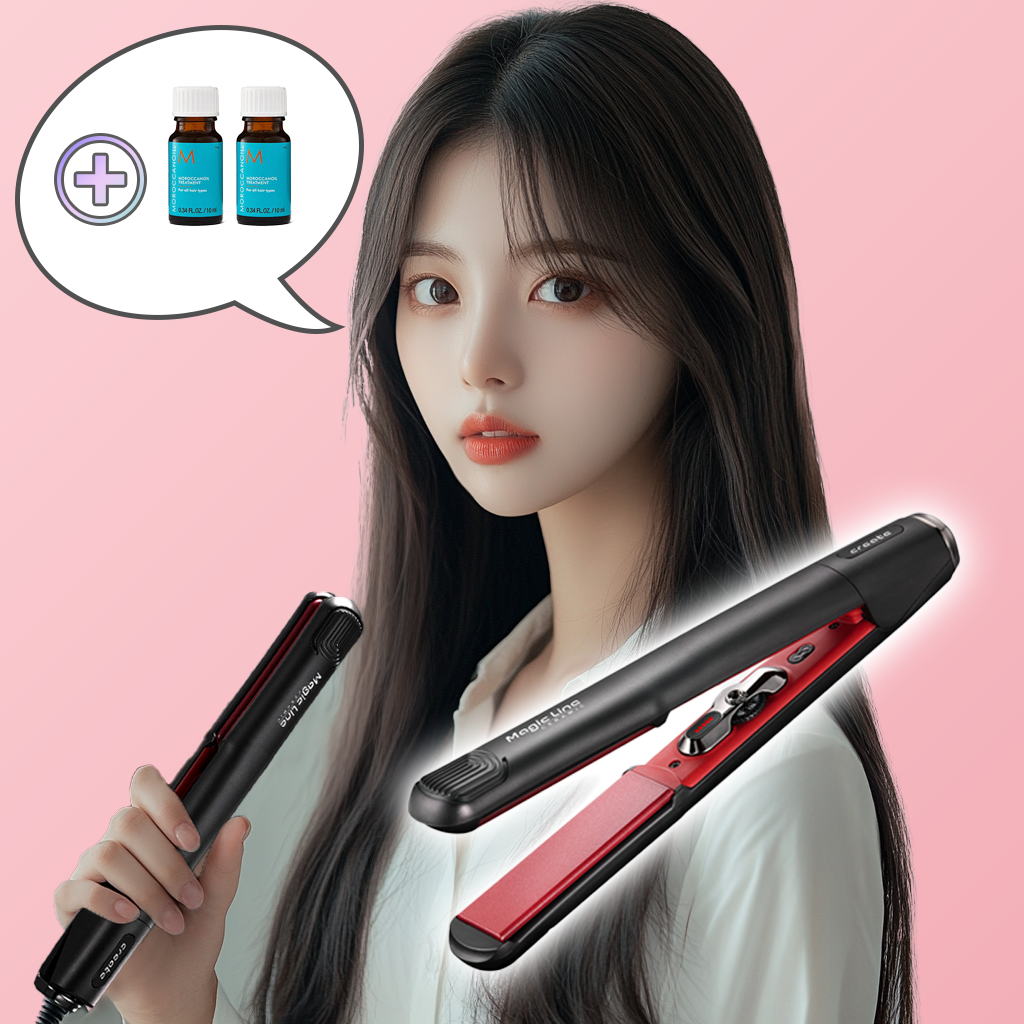 그리에이트 고데기 세라믹 매직라인 미니 판 고대기 매직기