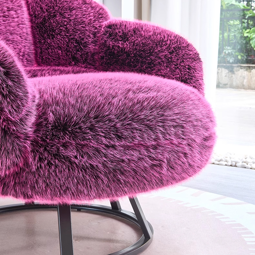 플러시 스위벨 인테리어 회전 라운지 체어 Plush Swivel Chair - 상세 이미지 5
