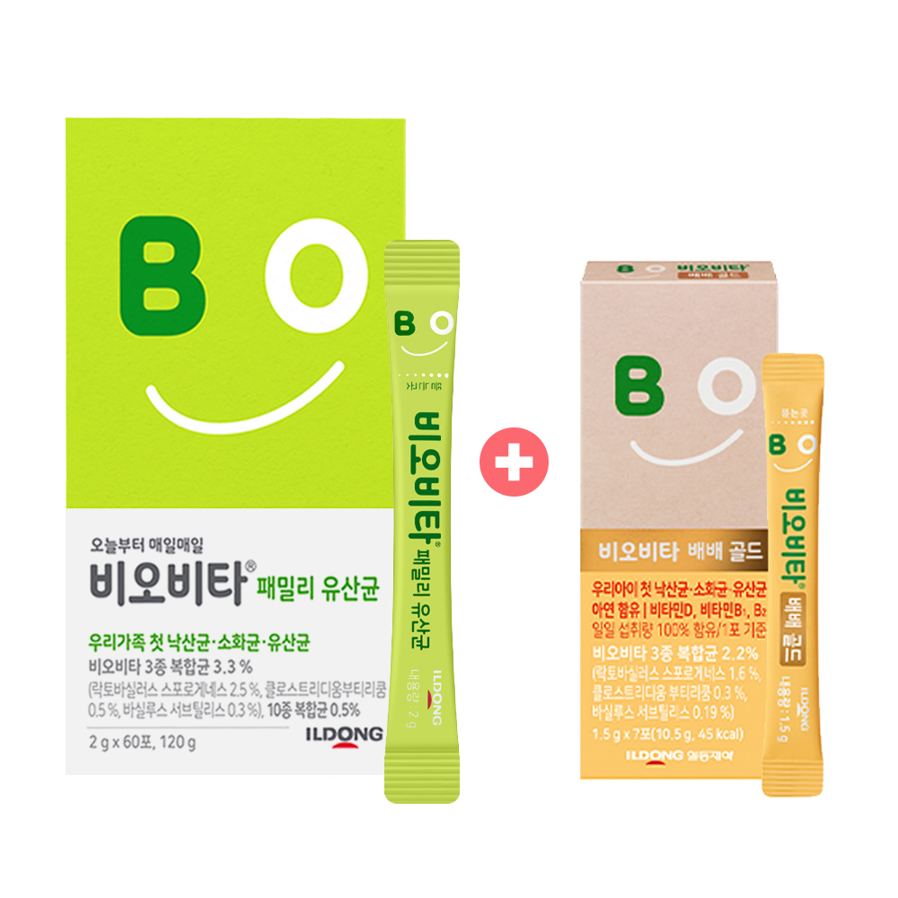 일동제약 비오비타 패밀리 배배 낙산균 유산균 프로바이오틱스 : 오르다컴퍼니