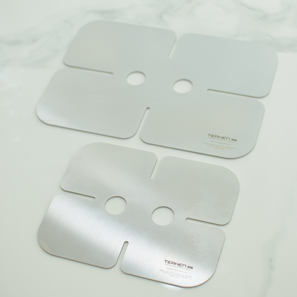 테르헨 316 스테인레스 짱아지 누름판 S 20x16cm 김치통누름돌 - 상세 이미지 3