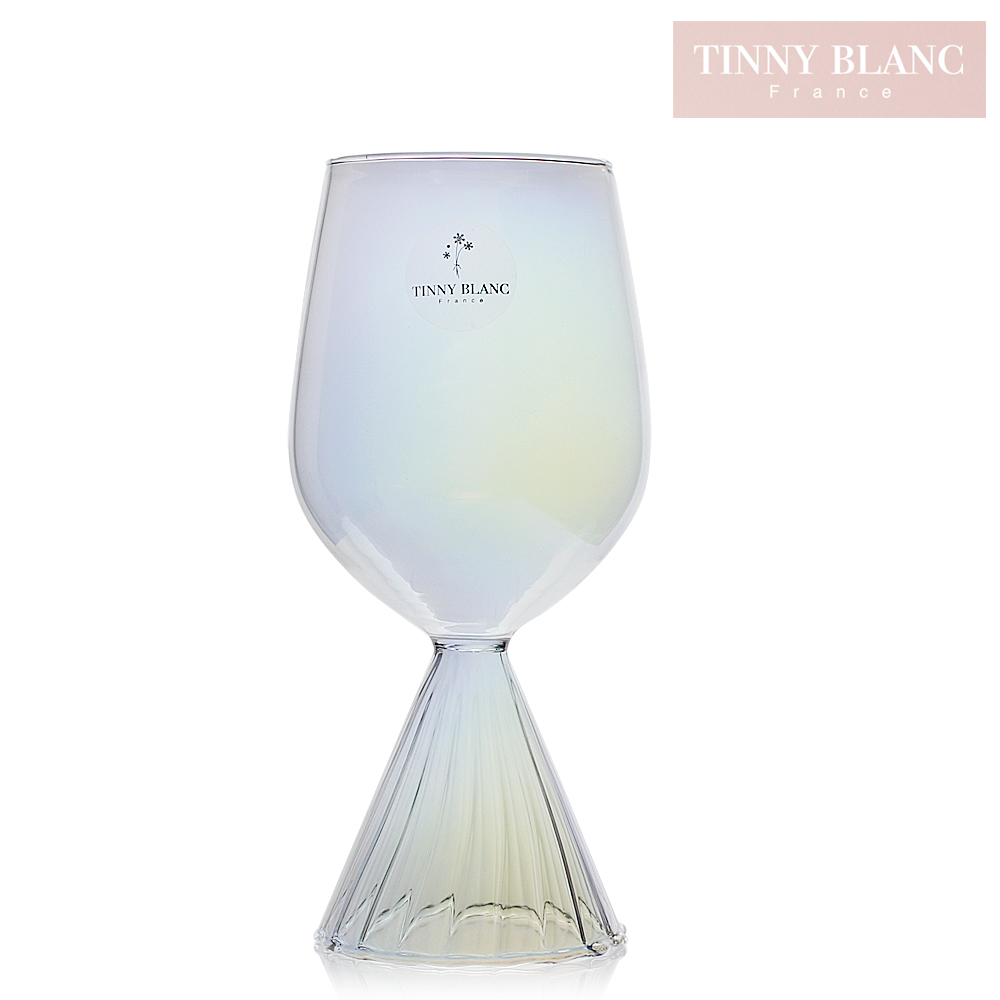 크리스탈 유리잔 티니블랑 고블렛 오로라 샴페인 칵테일 와인잔 390ml, 1개 - 상세 이미지 2