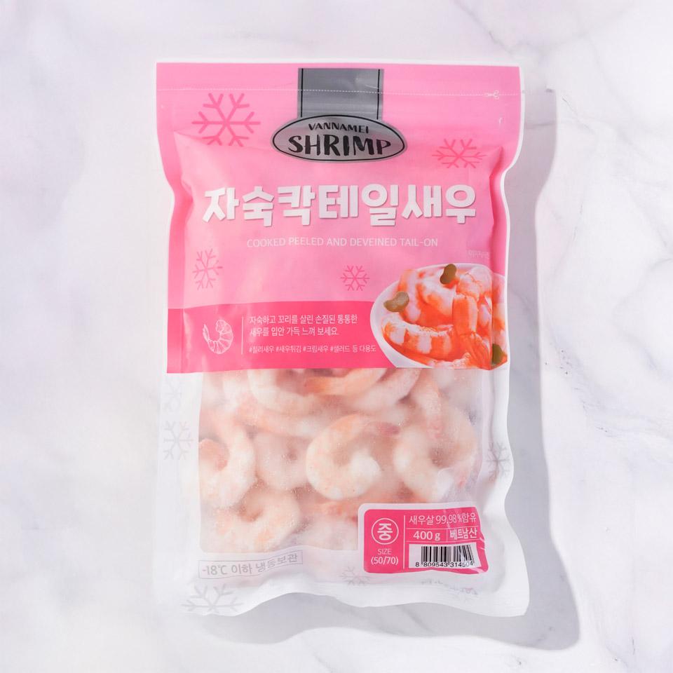 메가마트 자숙칵테일새우 400g