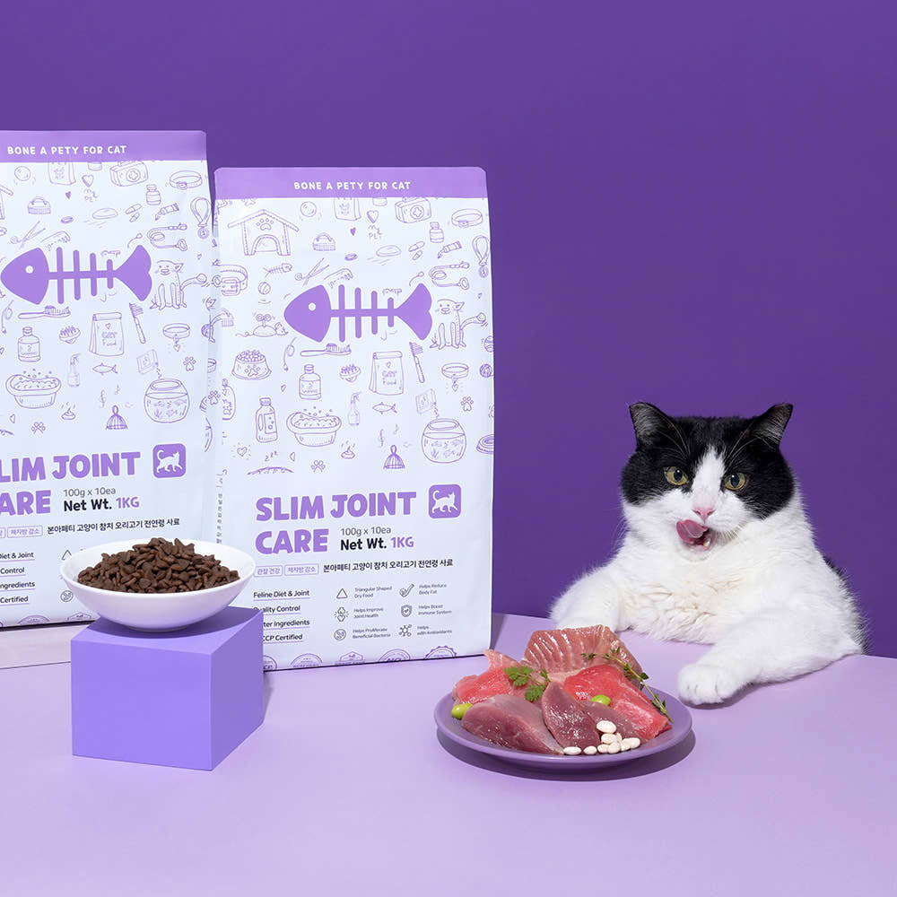 본아페티 고양이 사료 관절 다이어트 건식 체중조절 기능성 참치+오리, 1kg, 1개 - 상세 이미지 3