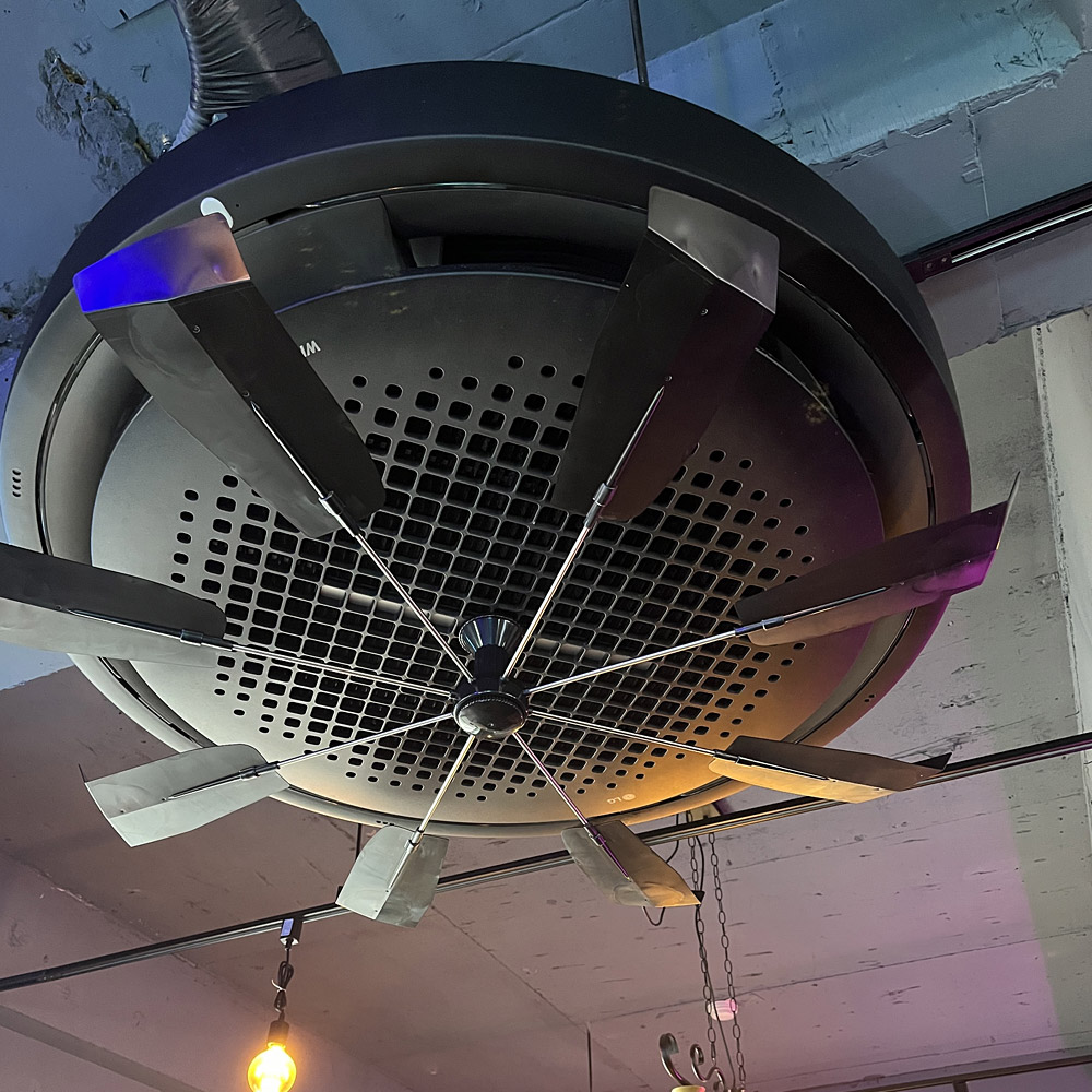 국내제작 천장형 시스템 에어컨바람막이 에어컨 실링팬 바람개비 날개 윈드바이저 PNT-002 - 상세 이미지 5