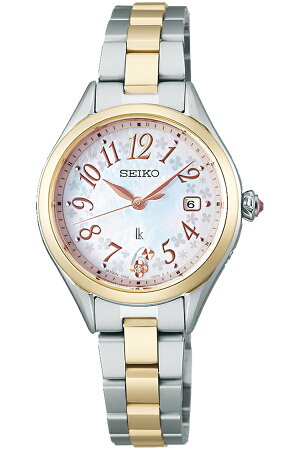세이코 SEIKO 루키아 금장콤비 티타늄 여성 손목 캐주얼 시계 SSQW092 - 상품 이미지