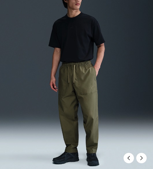 국내매장판 나이키 클럽 남성 팬츠 미디엄 올리브미디엄 트레이닝복 D4 FN3097-222 - 상품 이미지