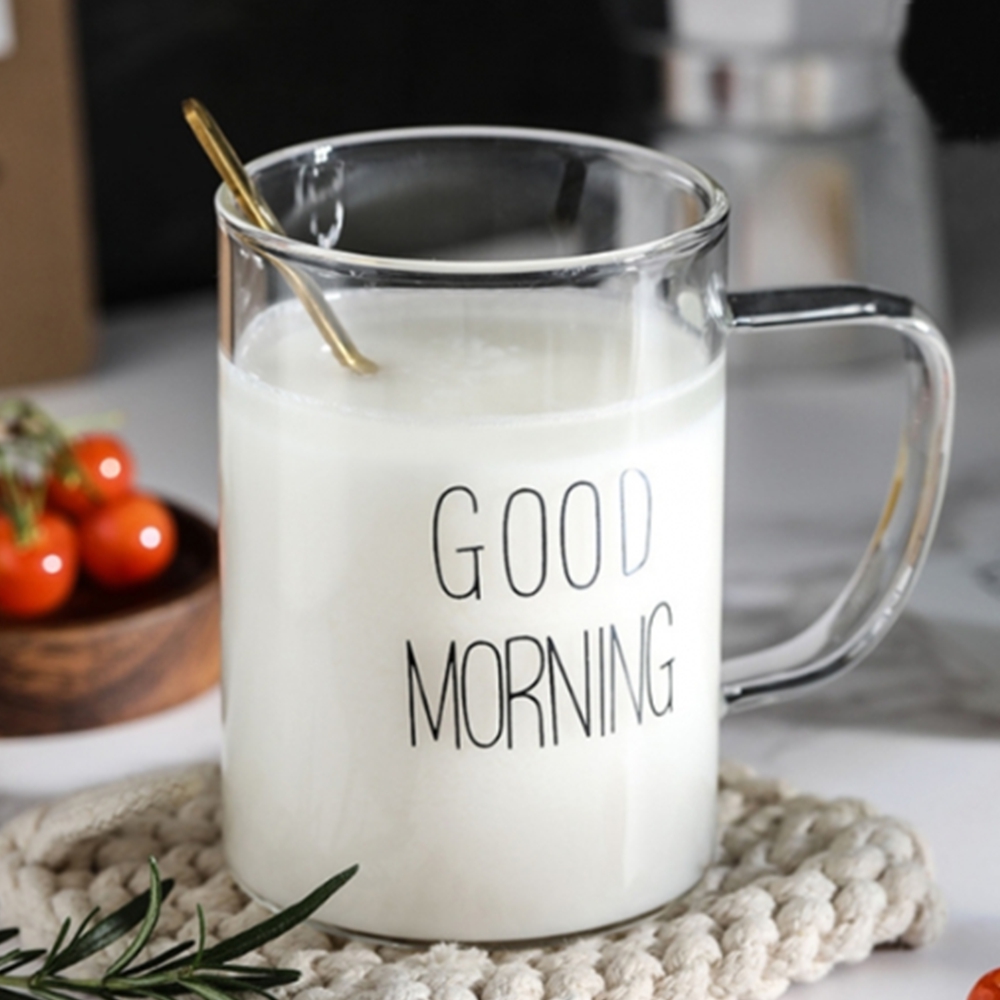 손잡이유리컵 투명 칵테일 주스 아이스커피잔 홈카페용품