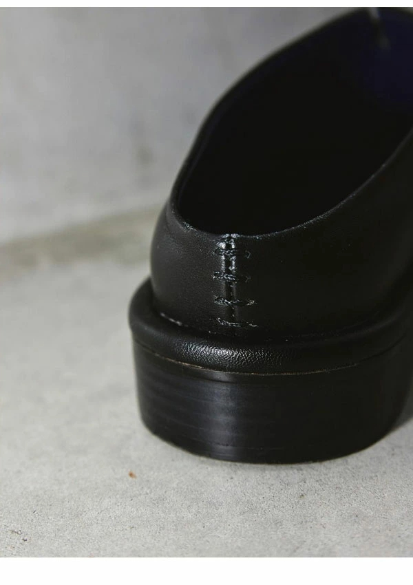 투데이풀 TODAYFUL Slide Leather Shoes 슬라이드 레더 슈즈 이미지 7