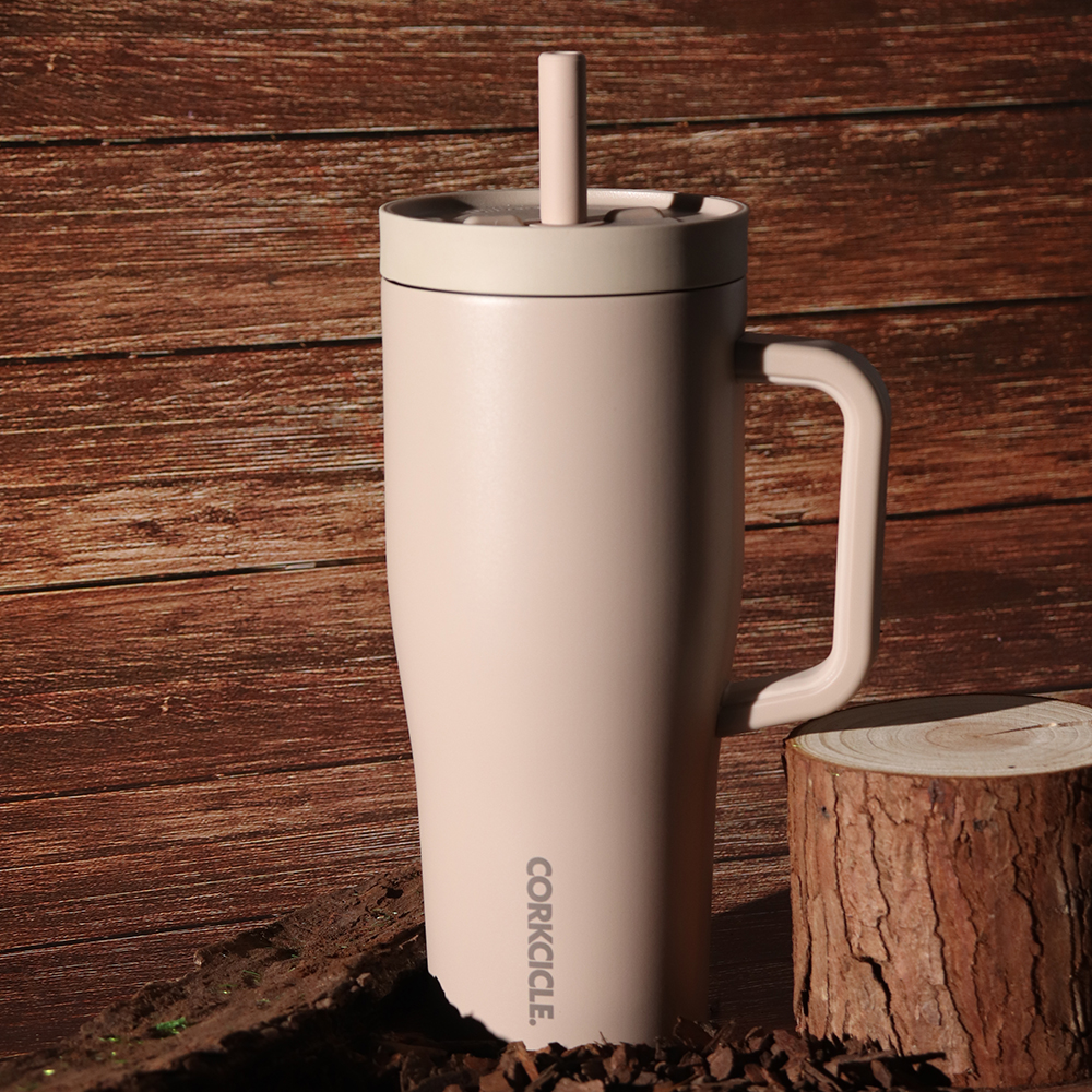 콕시클 크루저 22oz 스텐 보냉 텀블러 밀폐 손잡이 빨대 650ml, 데저트 - 상세 이미지 4