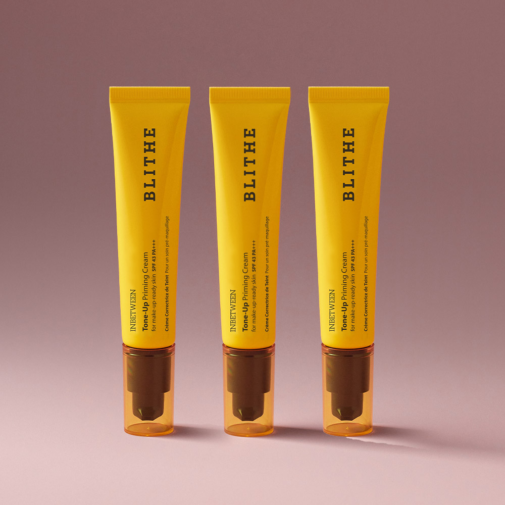 블라이드 SPF 43+ 리얼화이트닝 인비트윈 톤업 프라이밍 크림 30ml 3개입 - 상품 이미지