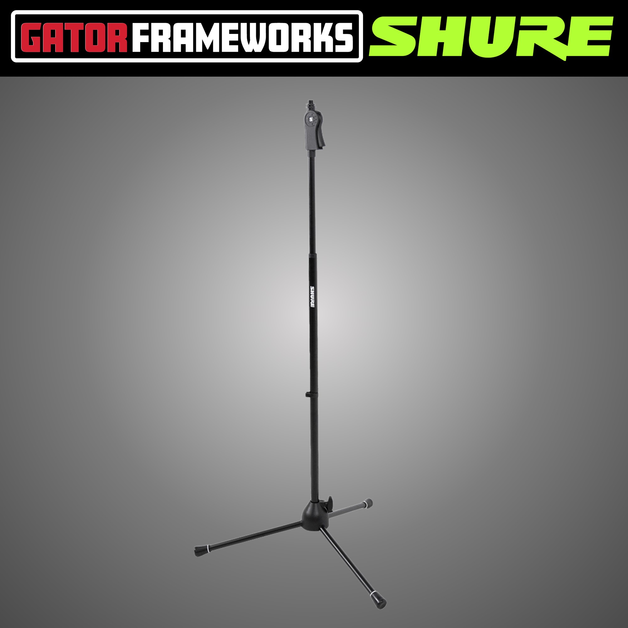 슈어 디럭스 트라이포드 일자형 마이크스탠드 SHURE GATOR Frameworks