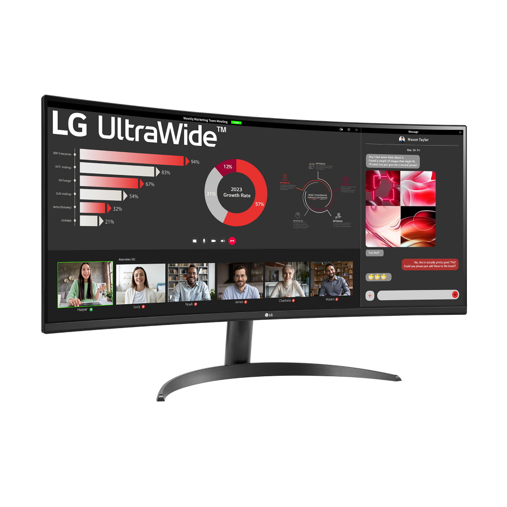 혜택가37만 LG 34WR50QK 86cm(34인치) WQHD 울트라와이드모니터 100Hz - 상세 이미지 4