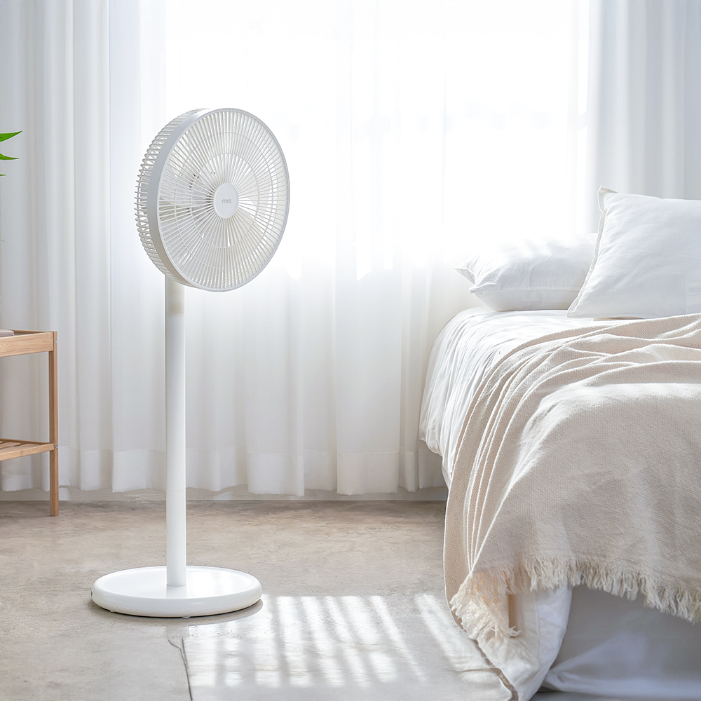 미로 30cm(12인치) 싱글블레이드 무소음 상하좌우 선풍기 리모컨포함