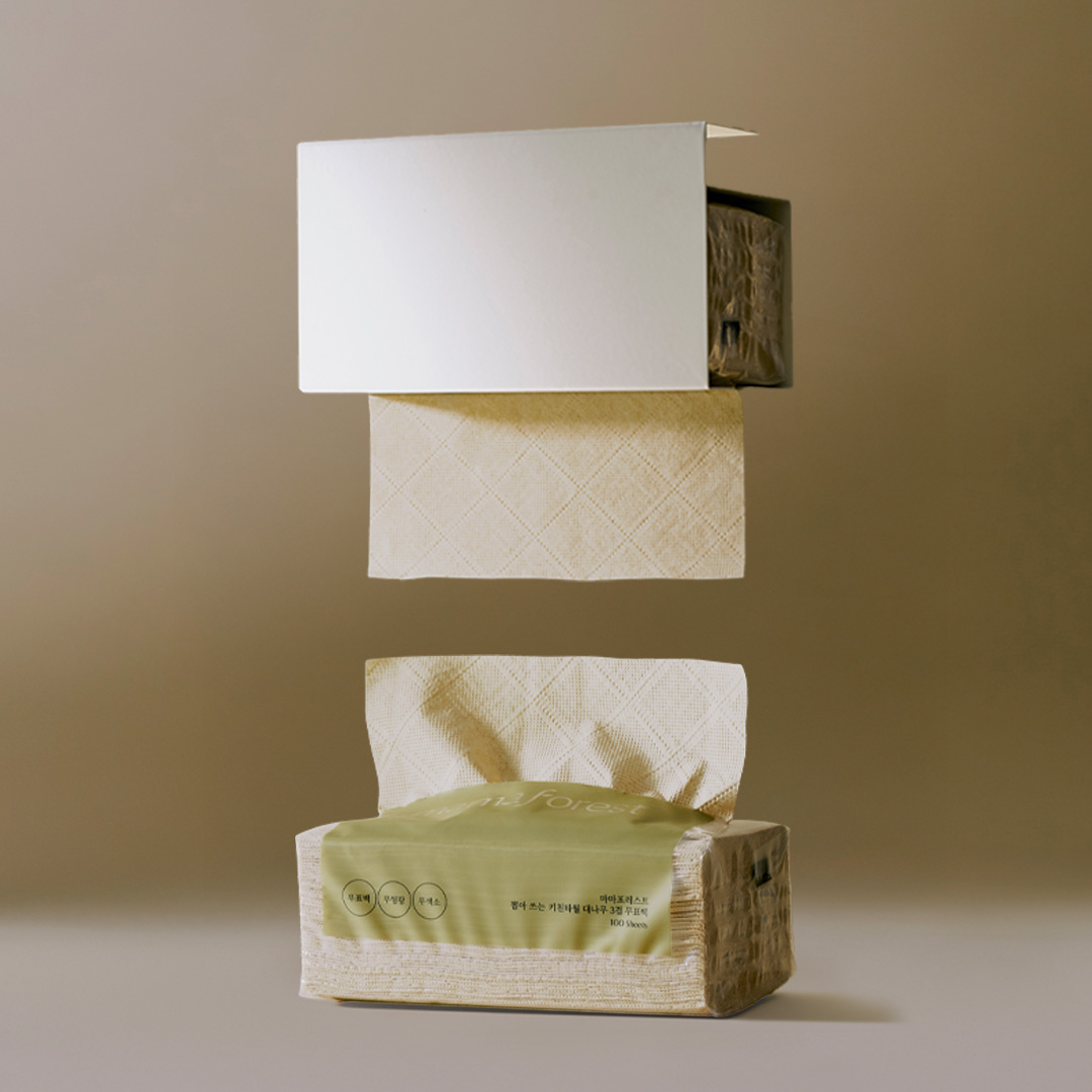 마마포레스트 뽑아쓰는키친타올 & 홀더 스타터 키트