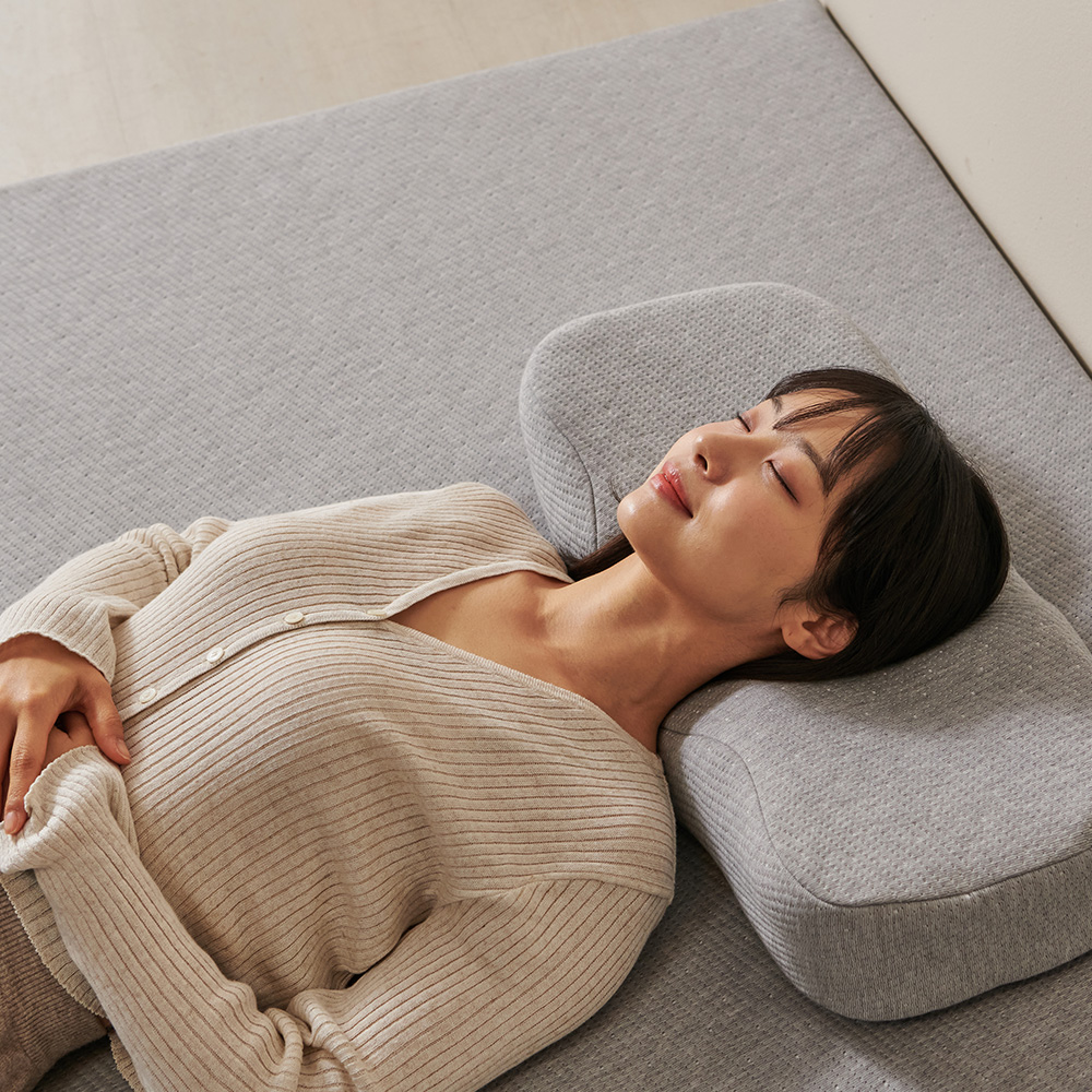 라누베 메모리폼 경추베개 목편한 팔베개 높은 무통 성형베개 기능성