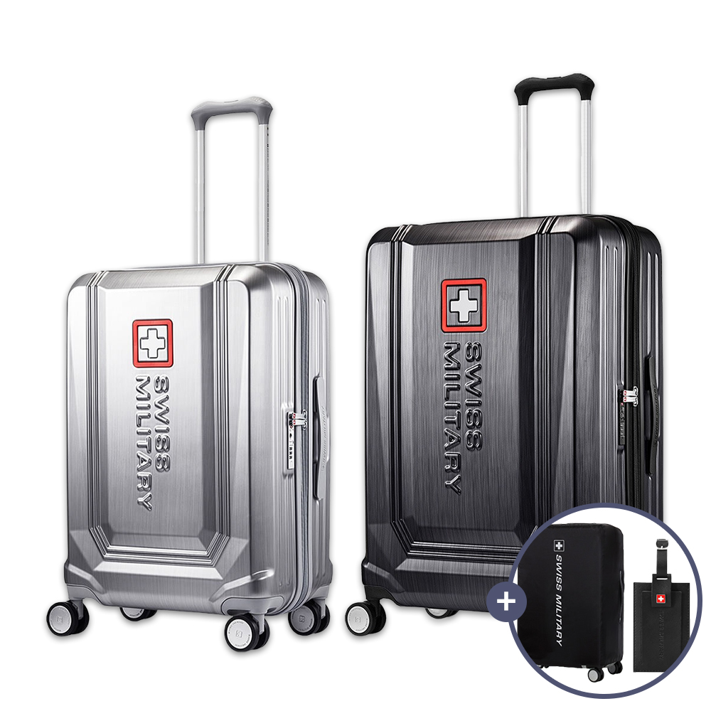 스위스밀리터리기내용 중대형 캐리어 54cm(20형), 스모크그레이 - 상품 이미지