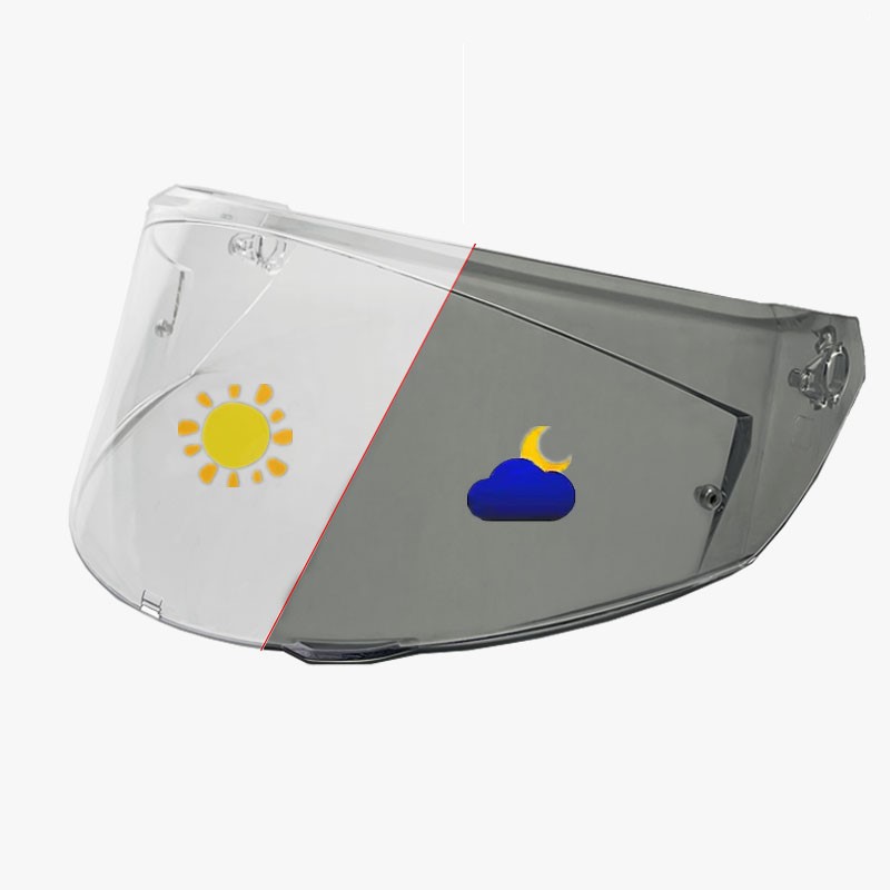 AGV K3 신형 E2206 GT-6 변색 쉴드 호환 실드 - 메인 이미지