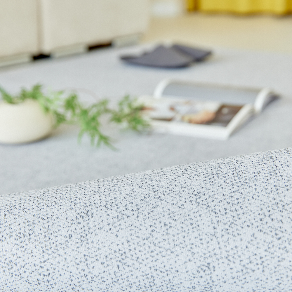 강아지매트 고양이 펫 미끄럼방지 매트 복도 거실 도트 라이트그레이, 150x50cm