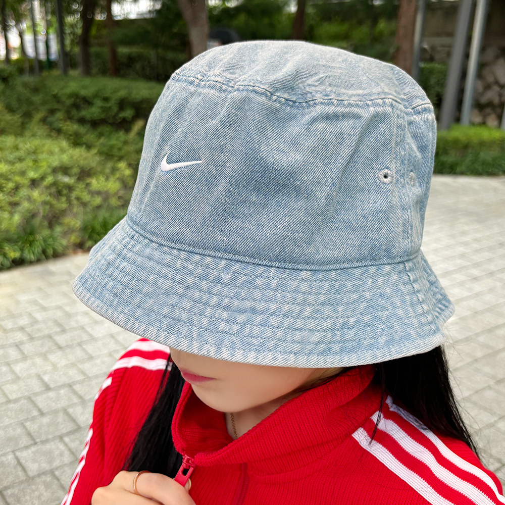 나이키 버킷햇 데님 에이펙스 워시드 벙거지 모자