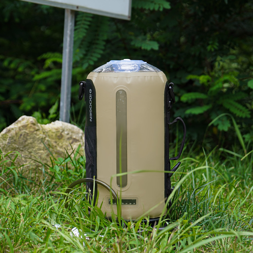 오토 프레셔 하이엔드 캠핑 샤워기 샤워백 휴대용 12L