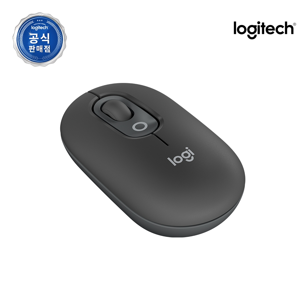 [수신기 미포함] 로지텍코리아 공식 POP 블루투스 무선 마우스 블랙