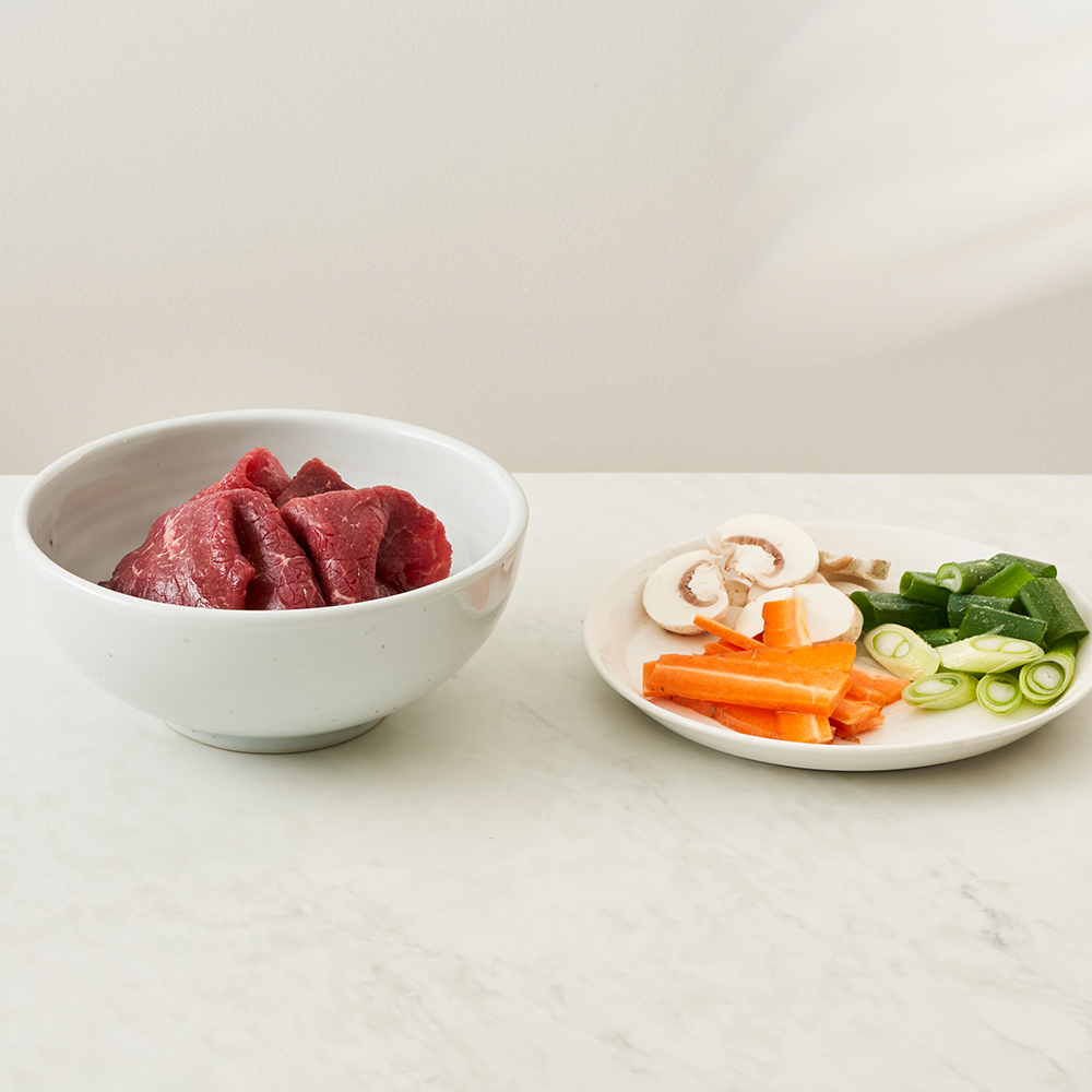 한우 암소 국거리 300g 1등급 투뿔 냉장 소고기 장조림 - 상세 이미지 4
