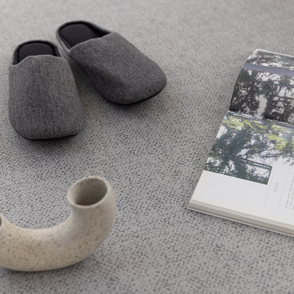 강아지매트 고양이 펫 미끄럼방지 매트 복도 거실 도트 그레이, 230x170cm