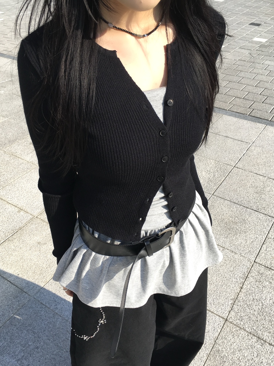 이피 슬림 데일리 골지 가디건 (8color) 상세 이미지 12