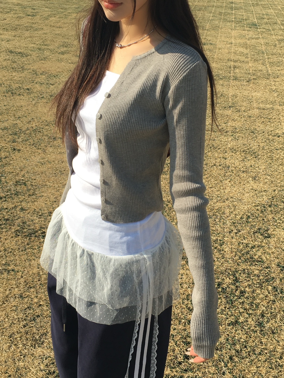 이피 슬림 데일리 골지 가디건 (8color) 상세 이미지 16