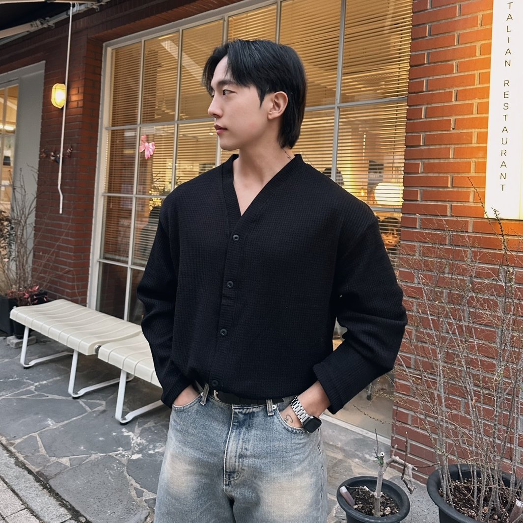남자봄가디건 남자여름가디건 - 상세 이미지 3