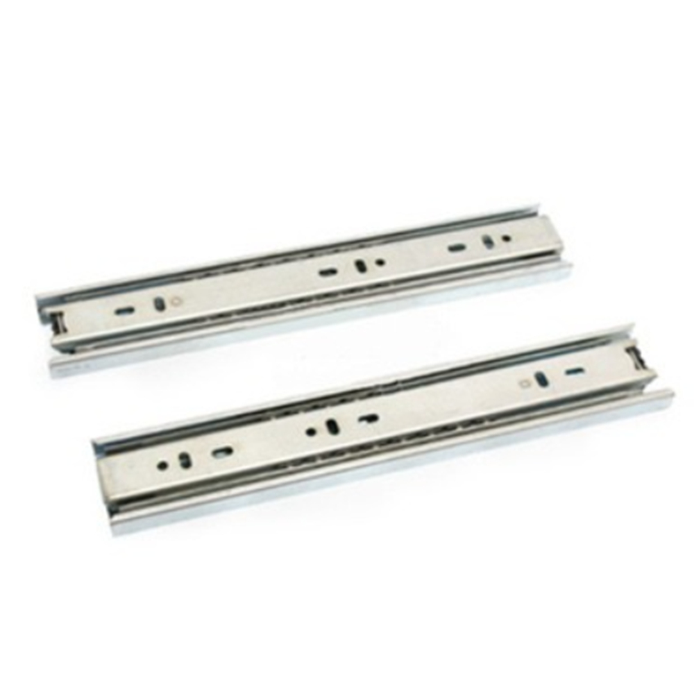 3단볼레일 슬라이드레일 고무스토퍼 완충 부드러운 여닫이 35x250mm