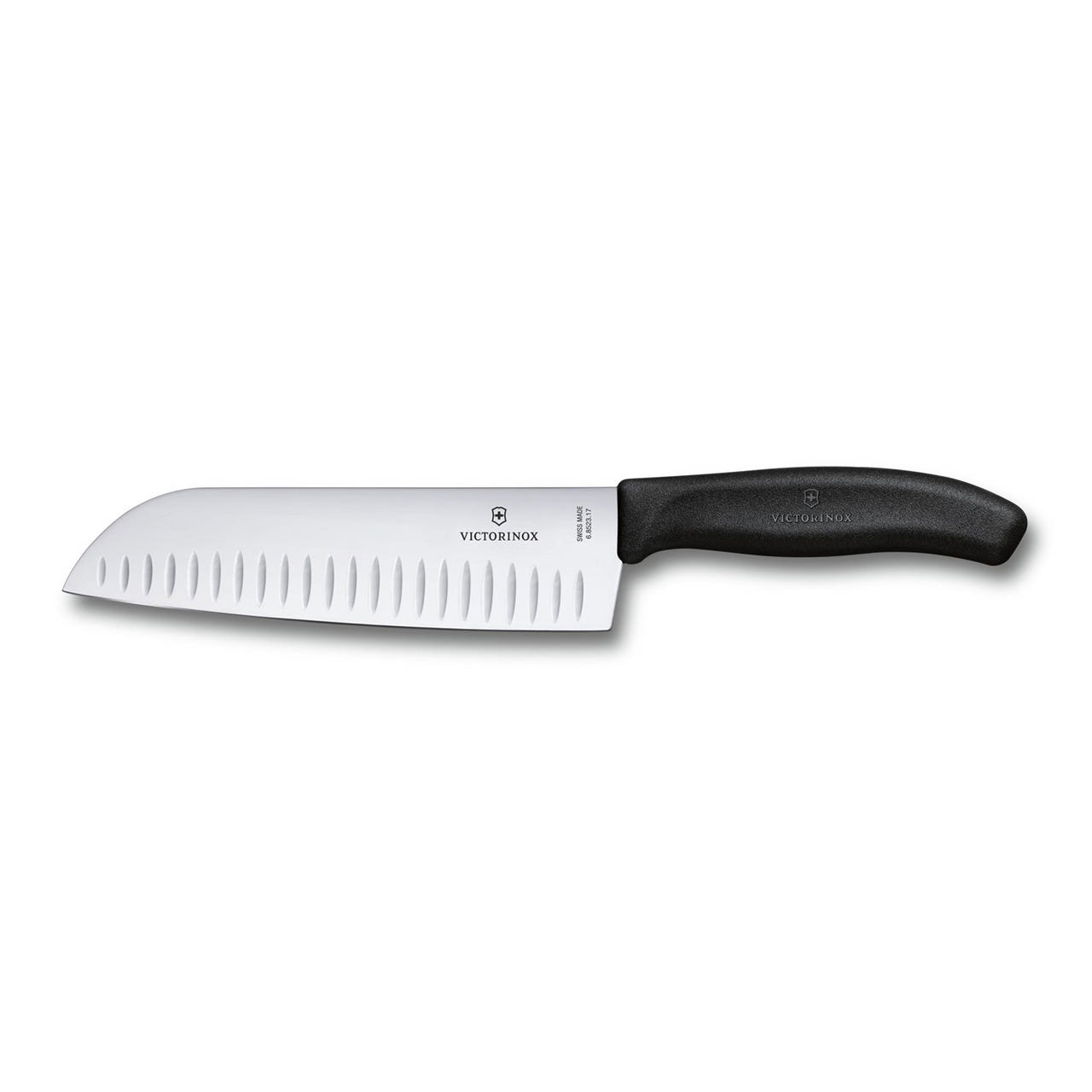 빅토리녹스 스위스 클래식 세로 홈 식도 산토쿠 나이프 - 17cm 6.8523.17G - 메인 이미지