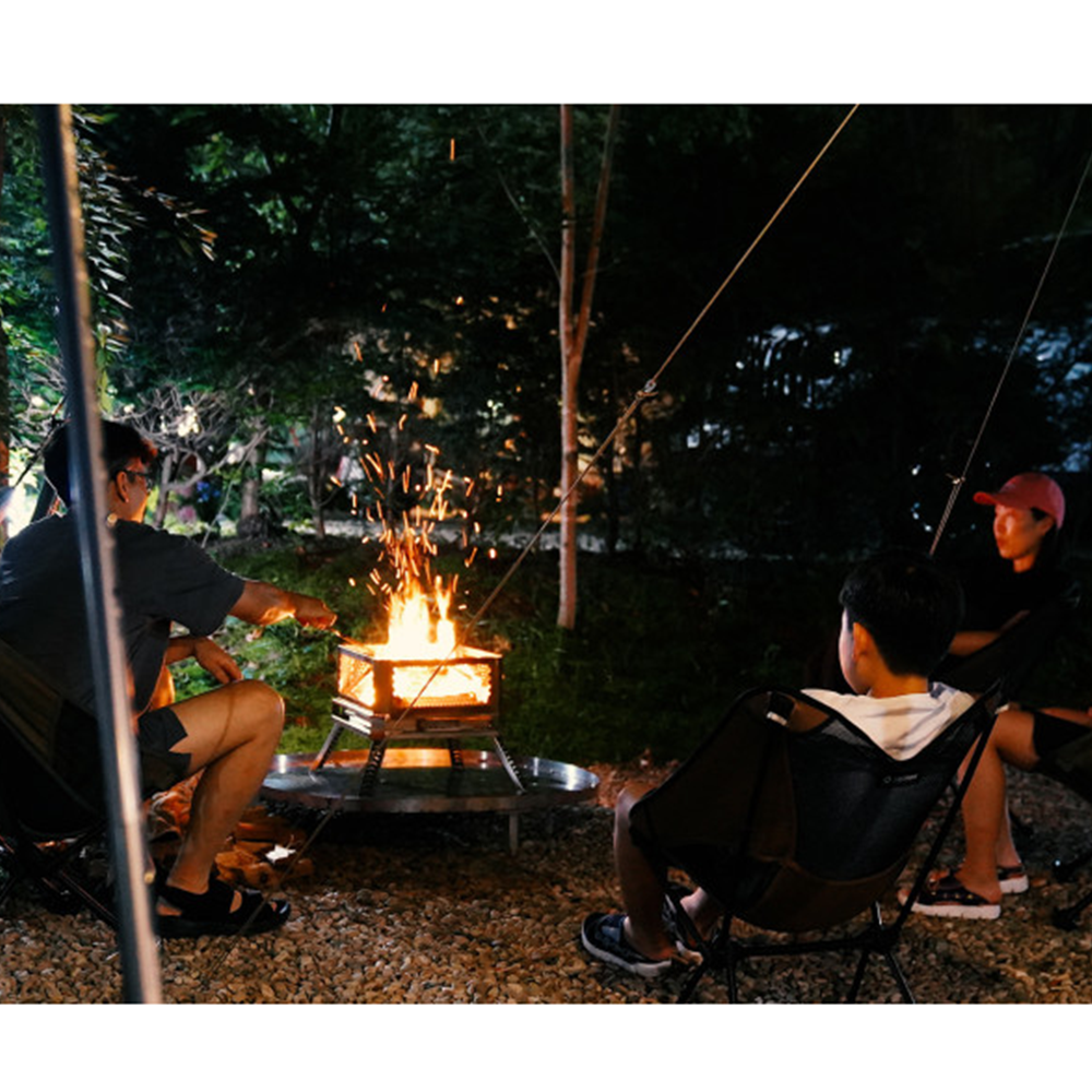 캠핑투게더 카시오페아 접이식 캠핑화로대 바비큐그릴 캠핑 화로