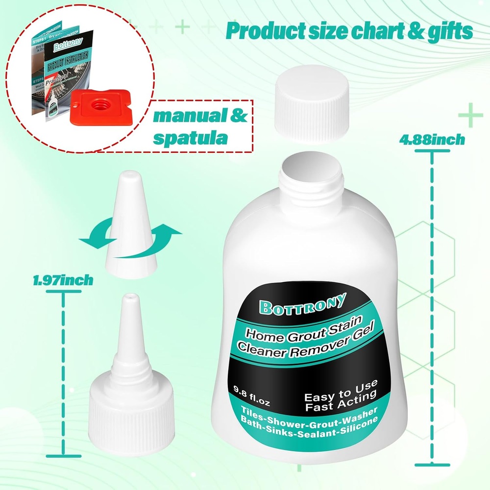홈 스테인 리무버젤 얼룩제거젤 약290ml 세탁기청소 실리콘청소 - 상세 이미지 5