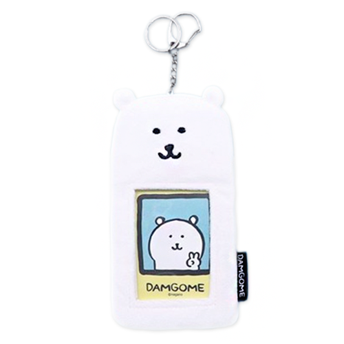 담곰이 봉제 포토 카드 포카 홀더 나가노 키링 사진 보관 캐릭터 굿즈 - 상품 이미지