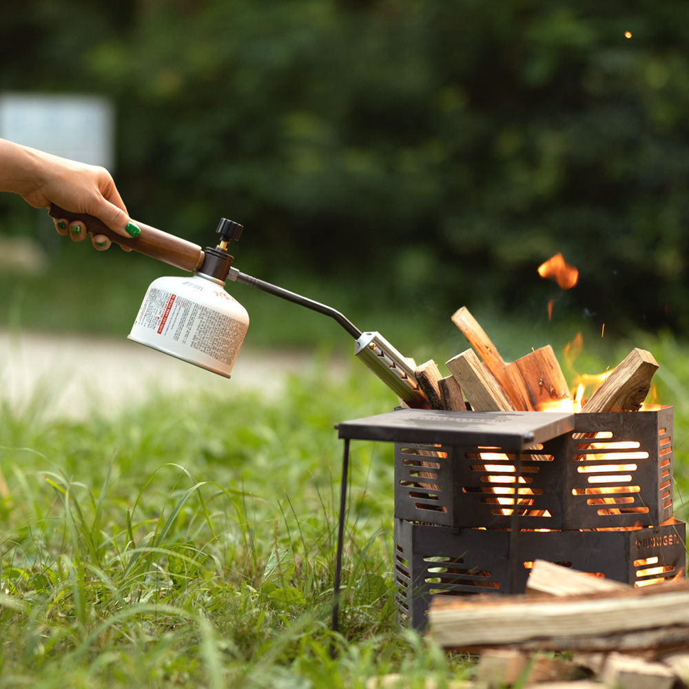 롱 우드 가스 토치 분리형