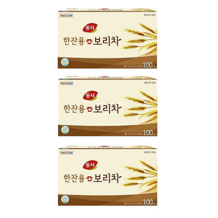 동서 한잔용 보리차 100T 3박스