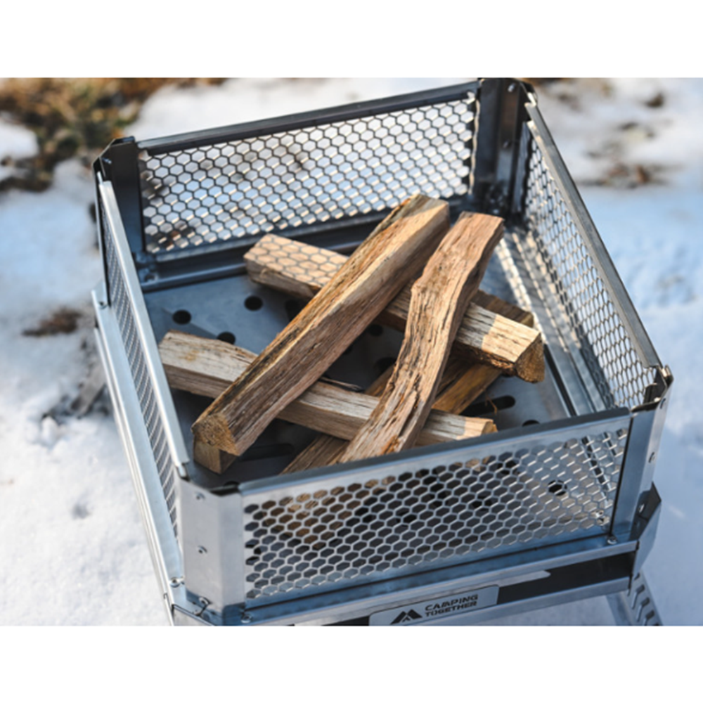 캠핑투게더 카시오페아 접이식 캠핑화로대 바비큐그릴 캠핑 화로