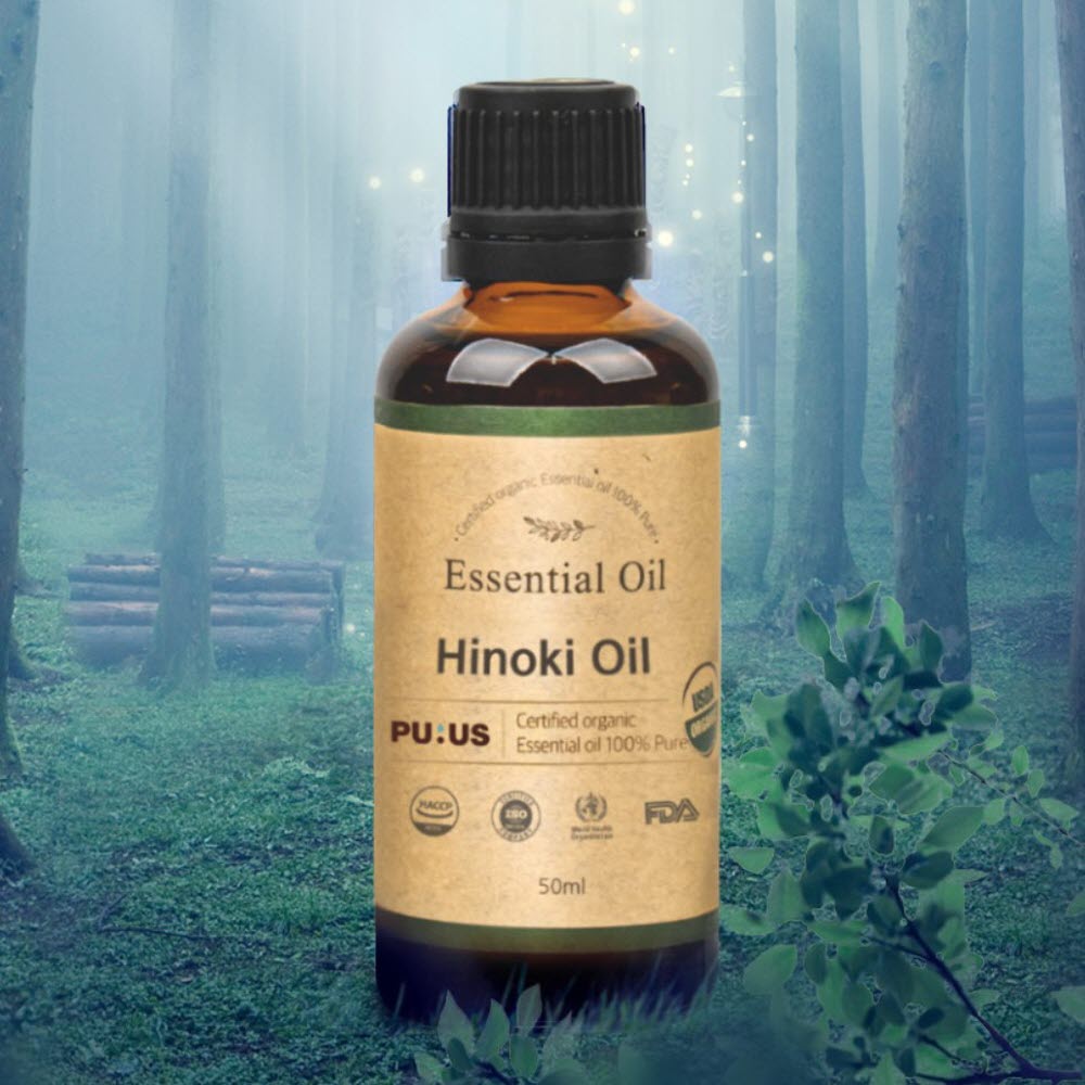 편백오일 히노끼 천연아로마 잠잘오는향 커플스파마사지 반신욕 수면에 좋은향 편백향, 50ml, 1개