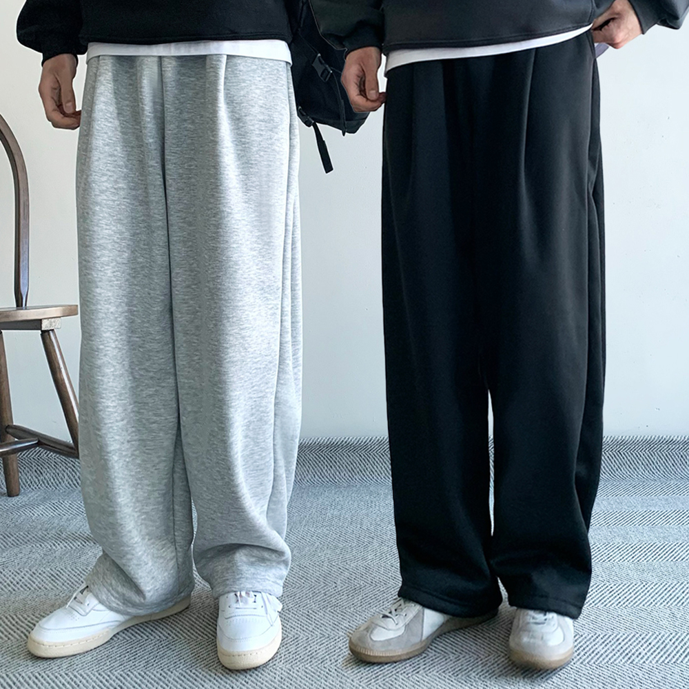 1+1 양털바지 스웻팬츠 남자기모바지 - 상품 이미지