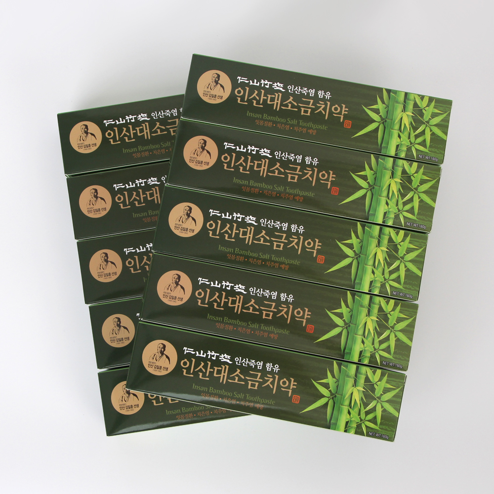 인산죽염 대소금 치약 160g 10개 - 상세 이미지 5