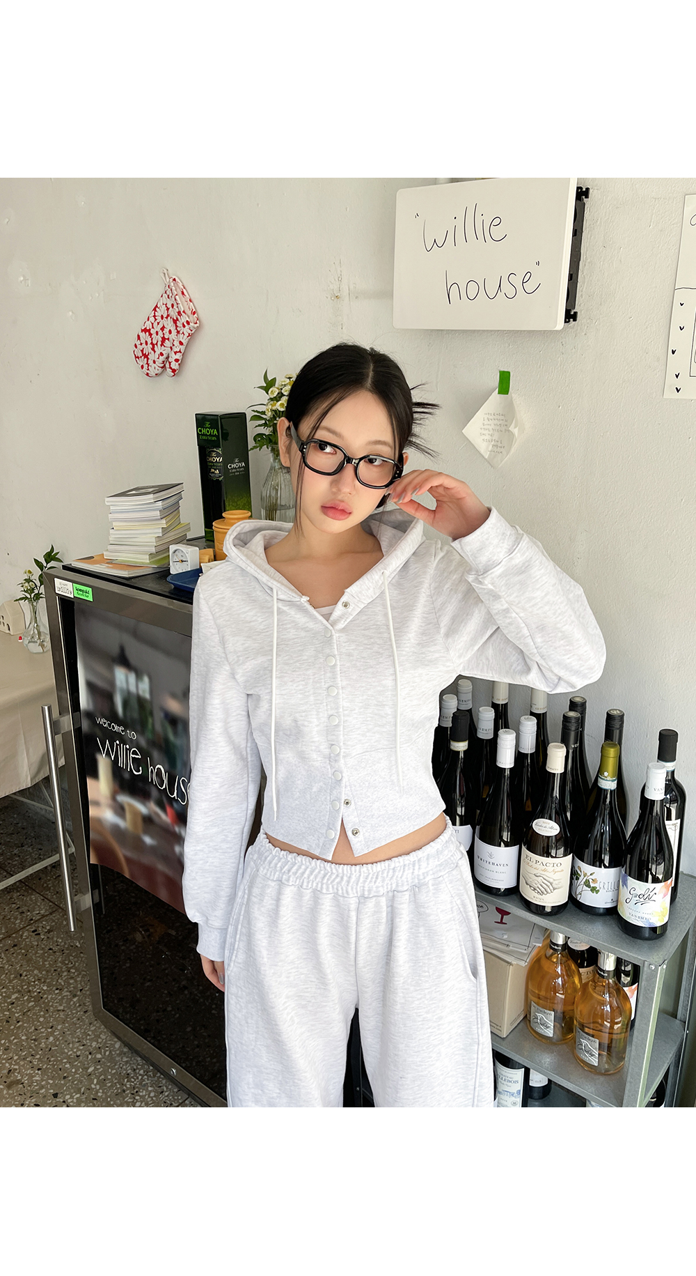 [MADE] 빅사이즈 S-4XL 두아 투웨이 스트링 절개 메가 와이드 쭈리 트레이닝 밴딩 팬츠 상세 이미지 22