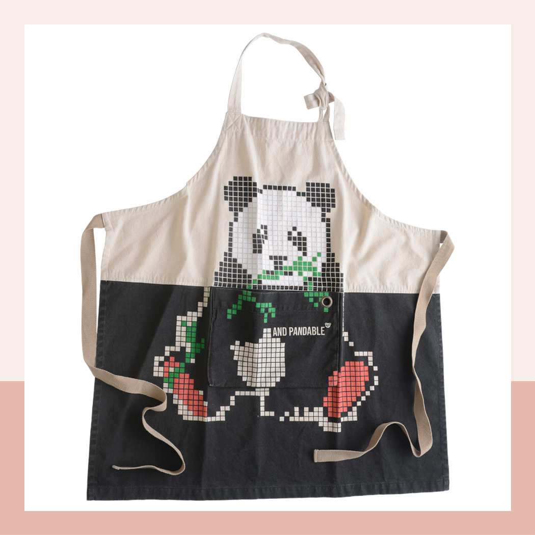 AND PACKABLE 앤드패커블 앞치마 판다픽셀