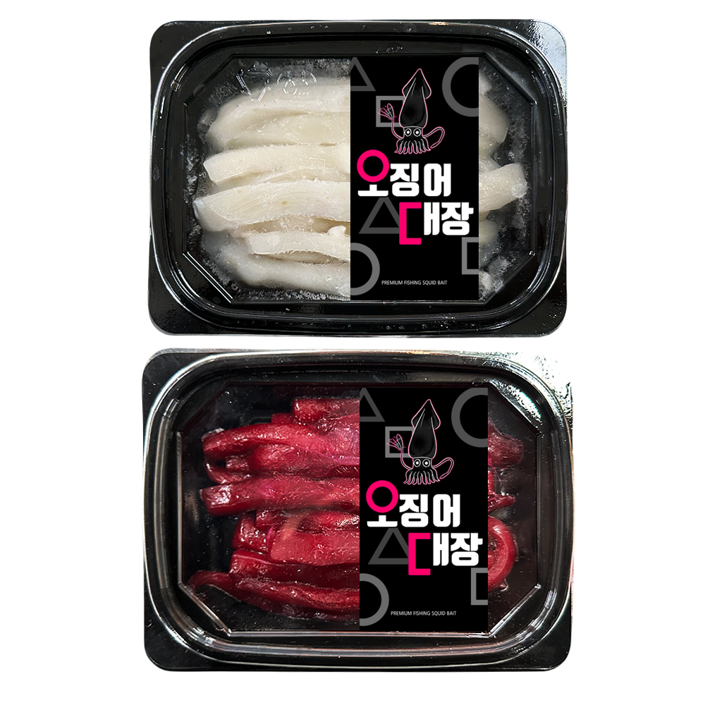 염색 오징어대장 낚시 미끼 쫀득쫄깃 오징어 낚시 꿀팁 낚시 미끼 추천