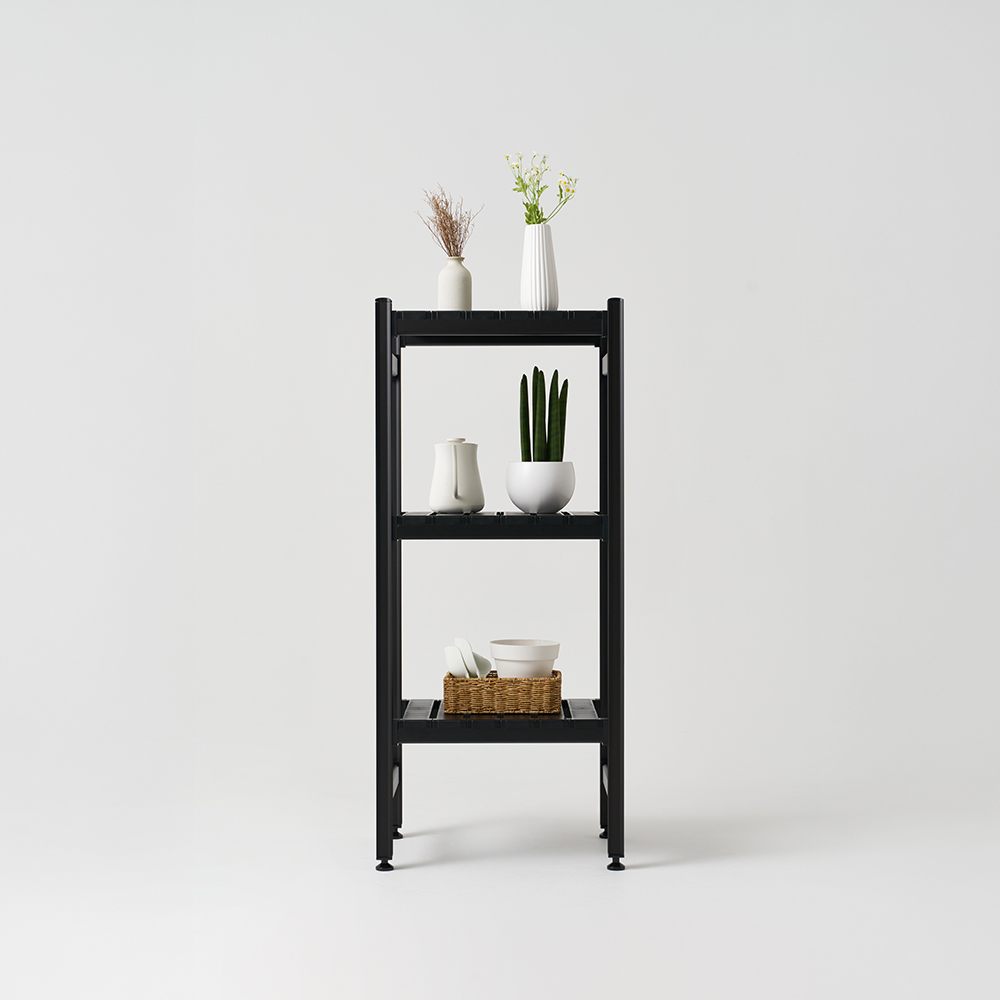 아톤 프리미엄 알루미늄 선반 팬트리 다용도실 수납선반 9954051260 3단 - 상세 이미지 5