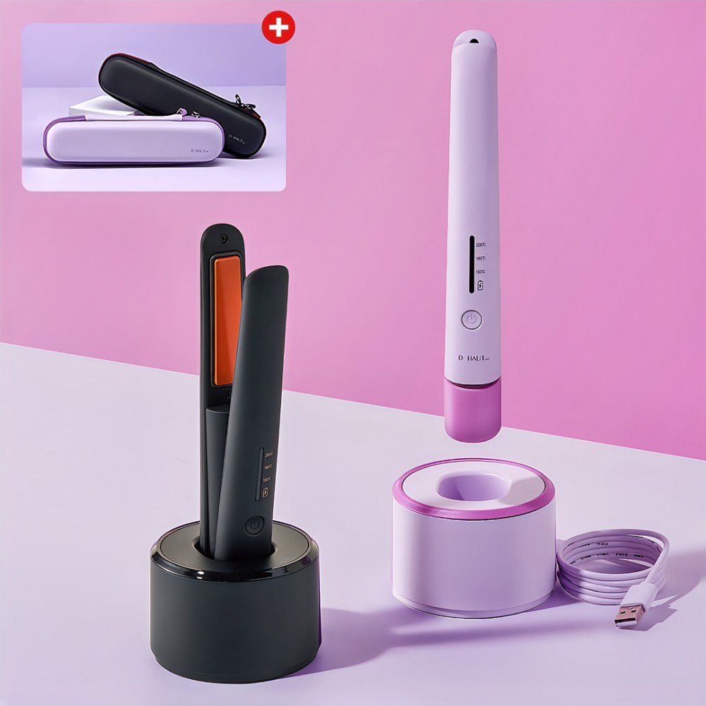 디하우트 미니 무선 고데기 매직기 앞머리 볼륨 고데기 휴대용