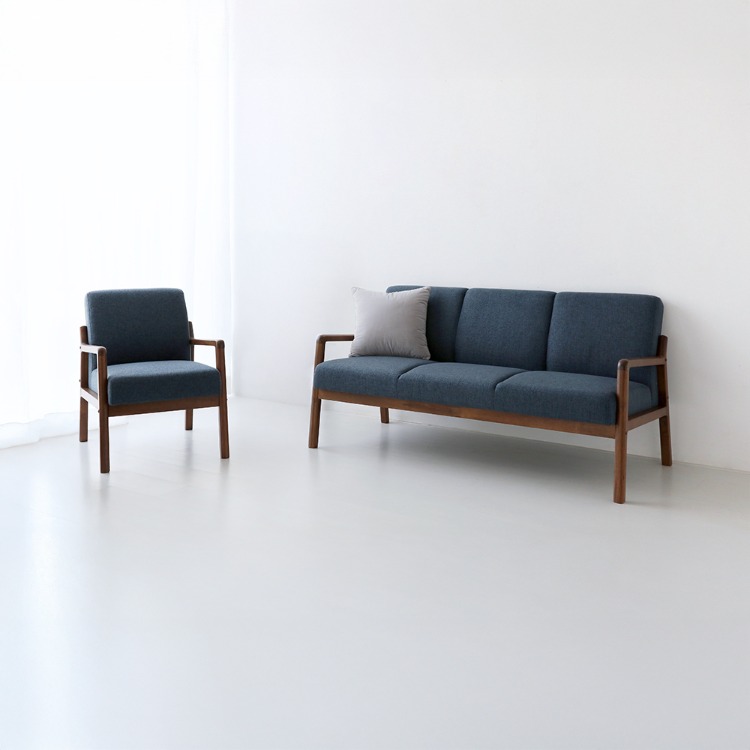 데니쉬 패브릭 소파 3인 + 데니쉬 패브릭 소파 1인 세트