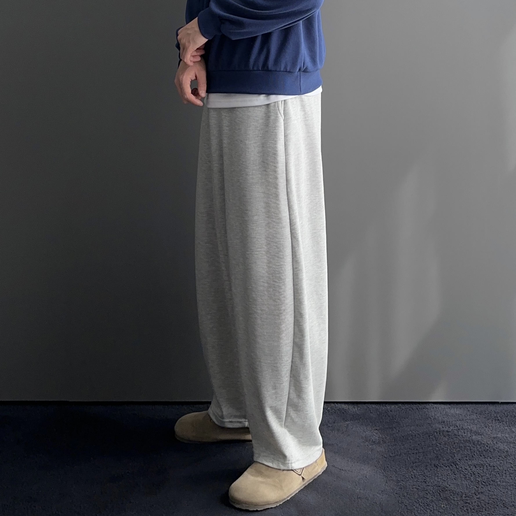 1+1 벌룬팬츠 스웻팬츠 남자와이드트레이닝팬츠 - 상세 이미지 5