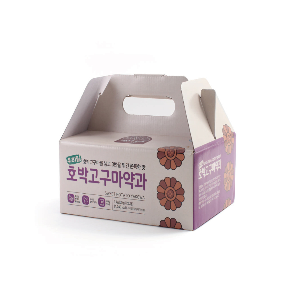 고구마약과 50g 20개입 국산 우리밀 해나루한과