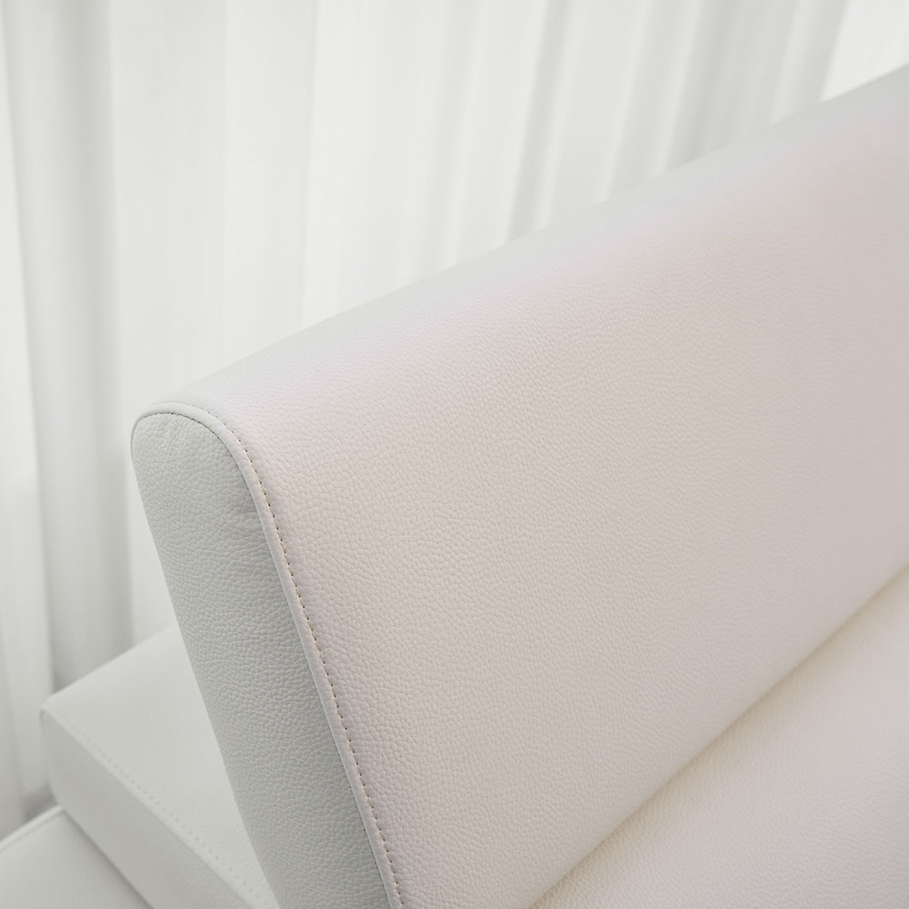 폴로까사 로한 비건 레더 슬라이딩 모션 무빙 리클라이너 4인 가죽 소파